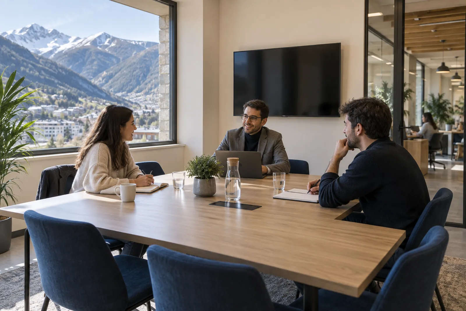 Sala de reuniones del coworking LKR Global